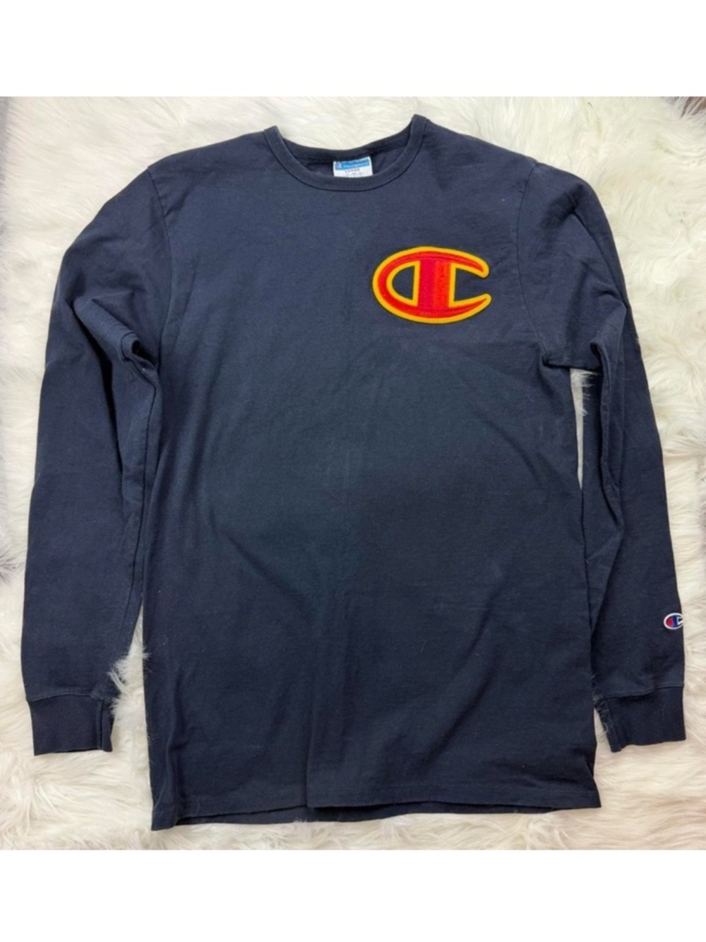 Champion Dark Blue Long Sleeve Tee